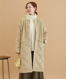 ROPE' PICNIC | 【WEB限定】ボアキルト切り替えルーズアウター(その他アウター)