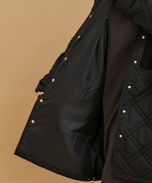 ROPE' PICNIC（ロペピクニック）の「【WEB限定】ボアキルト切り替えルーズアウター（その他アウター・レディース・ベージュ/ブラック・38）」の18枚目の写真