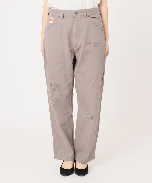 PAYDAY（ペイデイ）の「別注【PAYDAY/ペイデイ】*RELUME ハンドプリントパンツ（その他パンツ・レディース・アイボリー/チャコールグレー・36/38）」の14枚目の写真