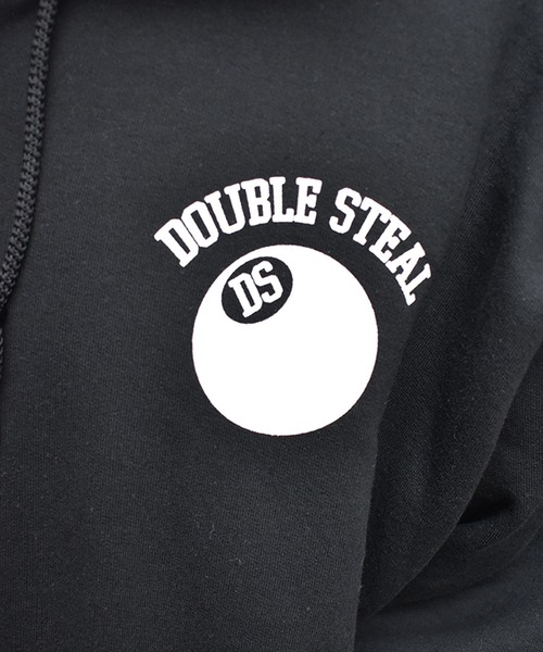 DOUBLE STEAL（ダブルスティール）の「DS Ball parker 裏起毛ZIPパーカー（パーカー・メンズ・ダークブラウン/ブラック/アッシュグレー・MEDIUM/LARGE/X-LARGE）」の13枚目の写真