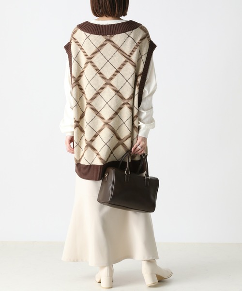 Heather（ヘザー）の「スクエアトゥストレッチブーツ  356600（ブーツ・レディース・ブラック/アイボリー・M/L）」の21枚目の写真