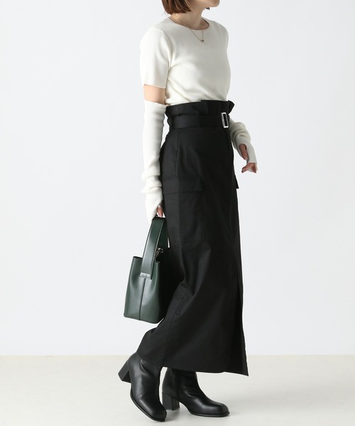 Heather（ヘザー）の「スクエアトゥストレッチブーツ  356600（ブーツ・レディース・ブラック/アイボリー・M/L）」の14枚目の写真