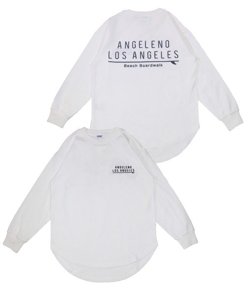 UNDERWRAPS(アンダーラップス)の「【WEB限定】刺繍バリエーションロンT(M3)(Tシャツ/カットソー・キッズ・ホワイト/チャコールグレー/ブラック/グレー/グリーン/ホワイト系2/ブラック系その他2/カーキ/ホワイト系その他/ライトピンク/ホワイト系3/ベージュ/グレー系その他2/ダークグレー/ライトグリーン・120/130/140/150/160)」の4枚目の写真