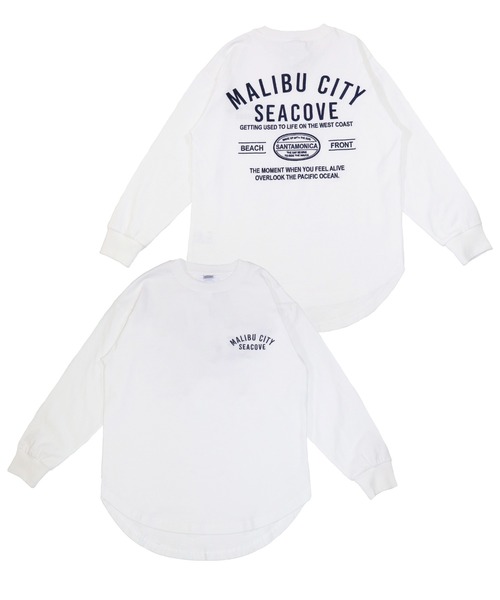 UNDERWRAPS(アンダーラップス)の「【WEB限定】刺繍バリエーションロンT(M3)(Tシャツ/カットソー・キッズ・ホワイト/チャコールグレー/ブラック/グレー/グリーン/ホワイト系2/ブラック系その他2/カーキ/ホワイト系その他/ライトピンク/ホワイト系3/ベージュ/グレー系その他2/ダークグレー/ライトグリーン・120/130/140/150/160)」の2枚目の写真