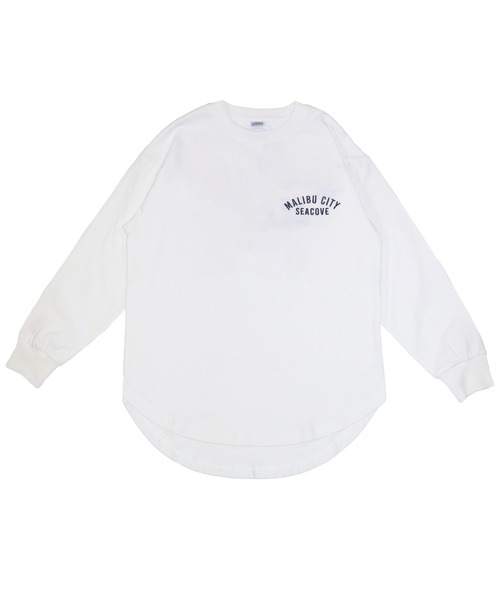 UNDERWRAPS(アンダーラップス)の「【WEB限定】刺繍バリエーションロンT(M3)(Tシャツ/カットソー・キッズ・ホワイト/チャコールグレー/ブラック/グレー/グリーン/ホワイト系2/ブラック系その他2/カーキ/ホワイト系その他/ライトピンク/ホワイト系3/ベージュ/グレー系その他2/ダークグレー/ライトグリーン・120/130/140/150/160)」の18枚目の写真