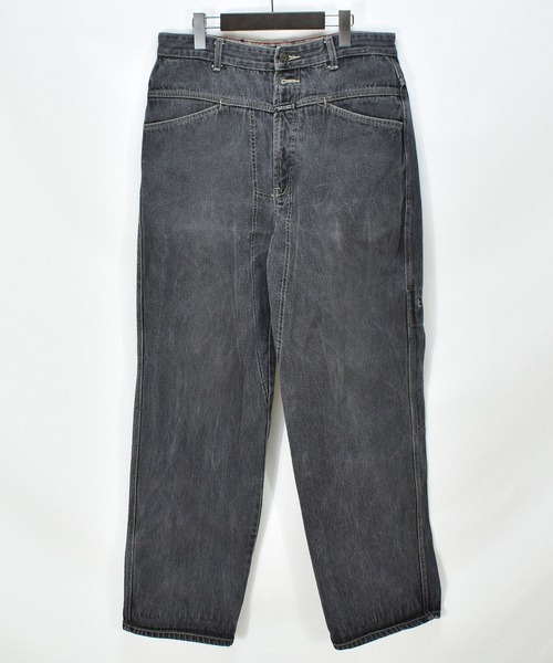 MARITHE + FRANCOIS GIRBAUD(マリテフランソワジルボー)の「【ヴィンテージ古着】MARITHE FRANCOIS GIRBAUD/マリテ+フランソワ・ジルボー ブラック デニムパンツ(デニムパンツ・メンズ・ブラック・34)」の4枚目の写真