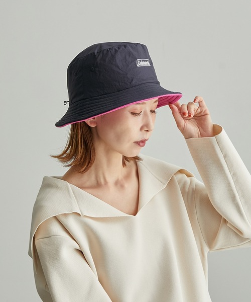COLEMAN（コールマン）の「【Coleman/コールマン】ナイロン×フリースハット（ハット・レディース・ブルー系その他/ブラウン系その他2/ブラック・FREE）」の3枚目の写真