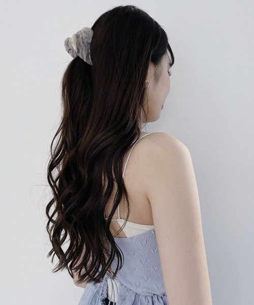 lilLilly（リルリリー）の「ハートヘアクリップ（バレッタ/ヘアクリップ・レディース・ブラウン/ピンク/クリア・FREE）」の9枚目の写真