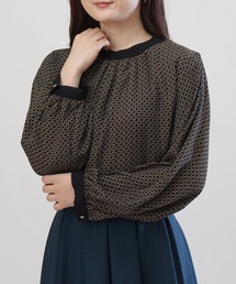 TRUDEA（トルディア）の「格子柄2WAYスリーブブラウス（シャツ/ブラウス）」