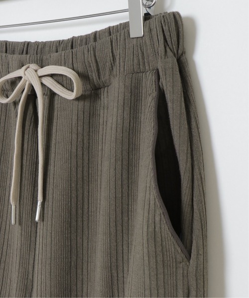 sleeping.com（スリーピングドットコム）の「オリジナルの香り付き素材 メンズ・ランダムストライプジャガードカットソーロングパンツ（ルームウェア/パジャマ・メンズ・ブルー/オリーブ・ﾌﾘ-）」の6枚目の写真