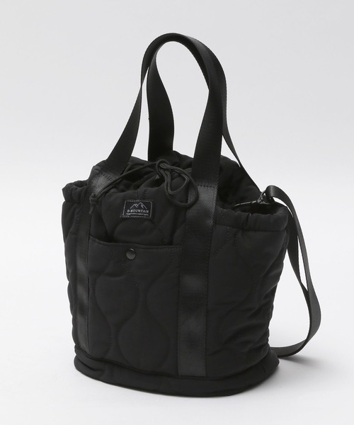 BAYFLOW(ベイフロー)の「2WAYキルティングキンチャク(ハンドバッグ・メンズ・ブラック/カーキ・ONE SIZE)」の1枚目の写真