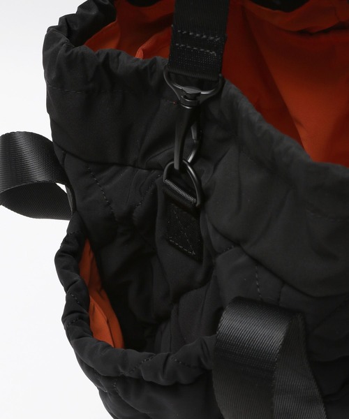 BAYFLOW(ベイフロー)の「2WAYキルティングキンチャク(ハンドバッグ・メンズ・ブラック/カーキ・ONE SIZE)」の9枚目の写真