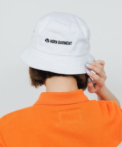 HORN GARMENT（ホーンガーメント）の「HORN GARMENT/ホーンガーメント Swing Bears Hat バケットハット（ハット・メンズ・ホワイト/ブラック/ベージュ・ML/SM）」の2枚目の写真