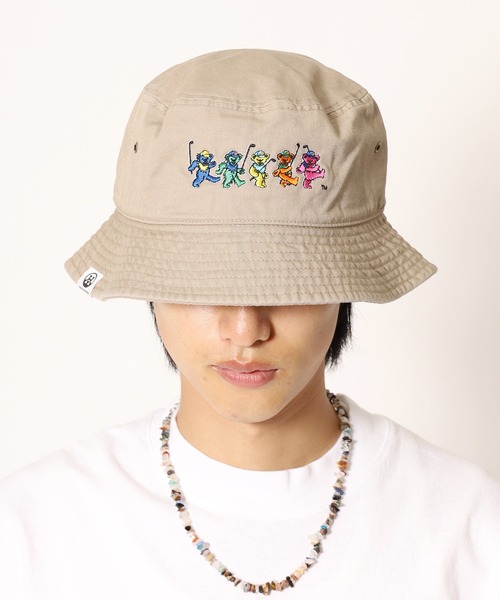 HORN GARMENT（ホーンガーメント）の「HORN GARMENT/ホーンガーメント Swing Bears Hat バケットハット（ハット・メンズ・ホワイト/ブラック/ベージュ・ML/SM）」の21枚目の写真