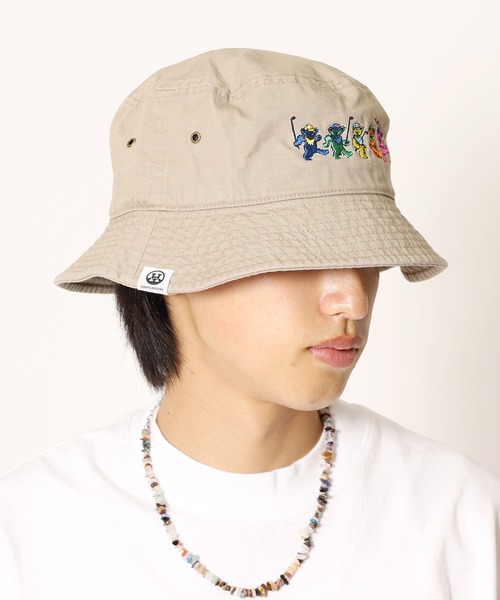 HORN GARMENT（ホーンガーメント）の「HORN GARMENT/ホーンガーメント Swing Bears Hat バケットハット（ハット・メンズ・ホワイト/ブラック/ベージュ・ML/SM）」の22枚目の写真