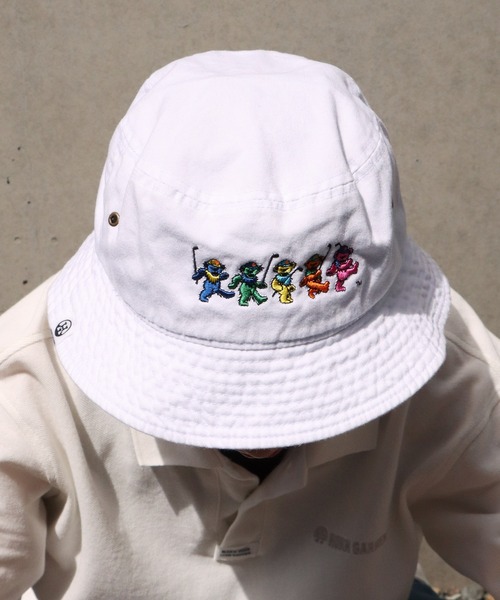 HORN GARMENT（ホーンガーメント）の「HORN GARMENT/ホーンガーメント Swing Bears Hat バケットハット（ハット・メンズ・ホワイト/ブラック/ベージュ・ML/SM）」の18枚目の写真