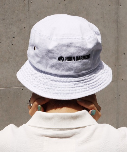HORN GARMENT（ホーンガーメント）の「HORN GARMENT/ホーンガーメント Swing Bears Hat バケットハット（ハット・メンズ・ホワイト/ブラック/ベージュ・ML/SM）」の19枚目の写真