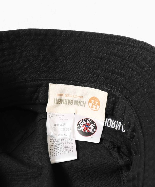 HORN GARMENT（ホーンガーメント）の「HORN GARMENT/ホーンガーメント Swing Bears Hat バケットハット（ハット・メンズ・ホワイト/ブラック/ベージュ・ML/SM）」の12枚目の写真
