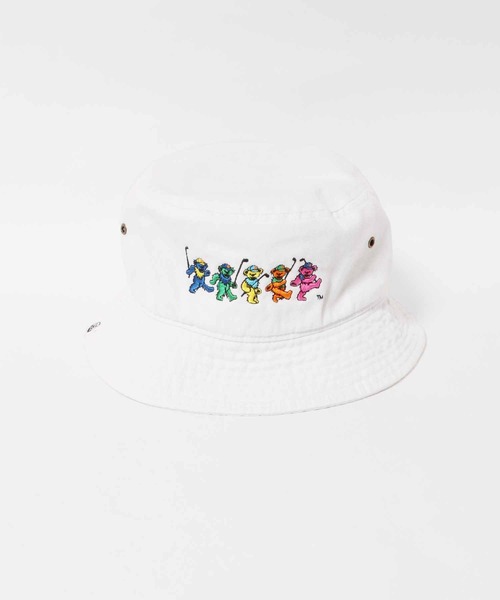 HORN GARMENT（ホーンガーメント）の「HORN GARMENT/ホーンガーメント Swing Bears Hat バケットハット（ハット・メンズ・ホワイト/ブラック/ベージュ・ML/SM）」の13枚目の写真