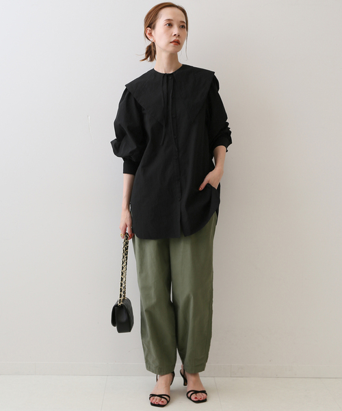 SLOBE IENA（スローブイエナ）の「デタッチャブルカラーブラウス（シャツ/ブラウス・レディース・ホワイト/ブラック/ブラウン・FREE）」の17枚目の写真
