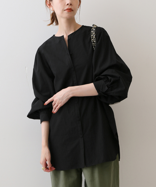 SLOBE IENA（スローブイエナ）の「デタッチャブルカラーブラウス（シャツ/ブラウス・レディース・ホワイト/ブラック/ブラウン・FREE）」の22枚目の写真