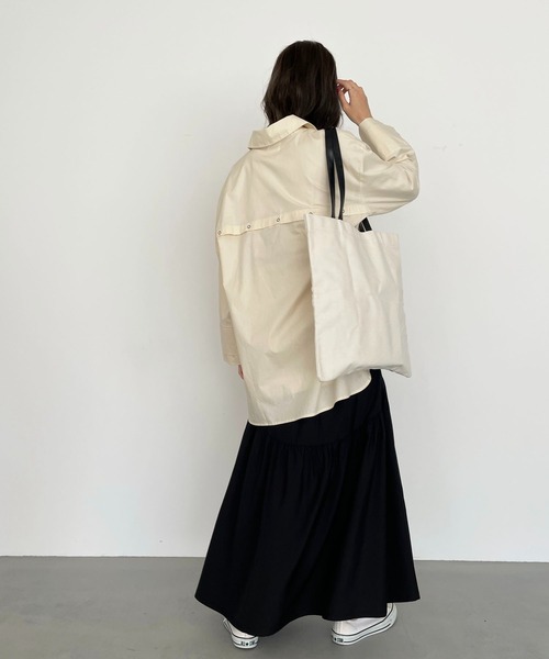 CLEIO（クレイオ）の「【CLEIO】ダブルカフスオーバーシャツ（シャツ/ブラウス・レディース・ピンクベージュ/アイボリー/マスタード・FREE）」の10枚目の写真