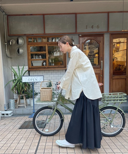 CLEIO（クレイオ）の「【CLEIO】ダブルカフスオーバーシャツ（シャツ/ブラウス・レディース・ピンクベージュ/アイボリー/マスタード・FREE）」の20枚目の写真