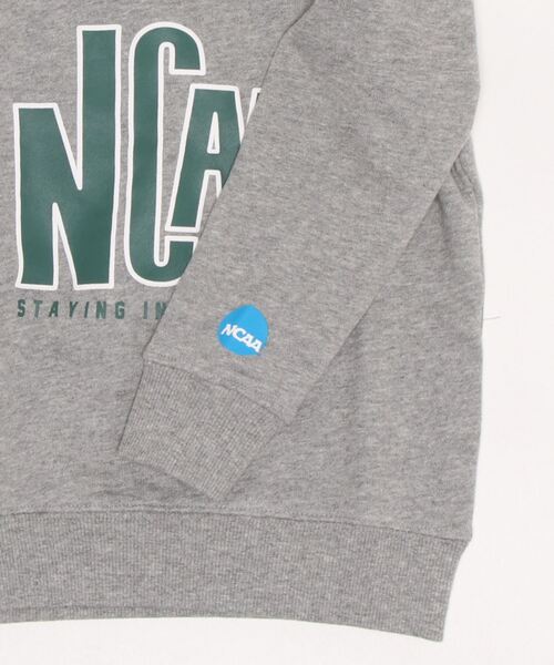 NCAA（エヌシーエーエー）の「【NCAA】ロゴトレーナー（100～140cm）（スウェット・キッズ・ホワイト/杢グレー・100/110/120/130/140）」の10枚目の写真