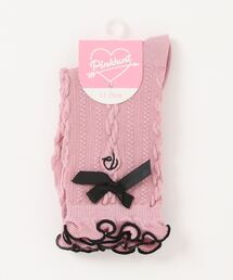 PINKHUNT（ピンクハント）の「PINKHUNT リボン付きクルーソックス 7298（ソックス/靴下・キッズ）」