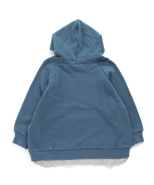 F.O.KIDS(エフオーキッズ)の「レイヤード風フーディー(パーカー・キッズ・レッド/チャコール/グリーン/ブルー/レインボー/ゴールド・100/120/80/90/140/95/110/130)」の14枚目の写真