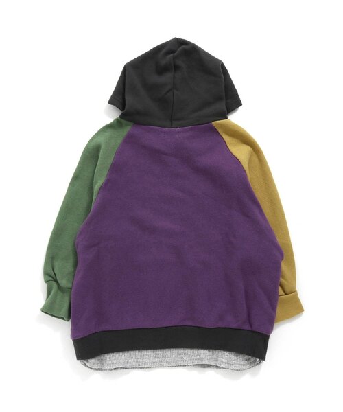 F.O.KIDS(エフオーキッズ)の「レイヤード風フーディー(パーカー・キッズ・レッド/チャコール/グリーン/ブルー/レインボー/ゴールド・100/120/80/90/140/95/110/130)」の18枚目の写真