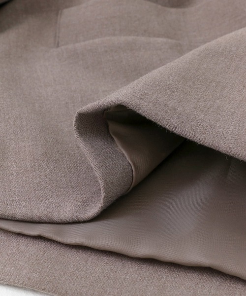 HEYUMM(ヘユム)の「ダブルボタンショートジャケット(その他アウター・レディース・モカ/ブラック/アイボリー・ONE)」の12枚目の写真