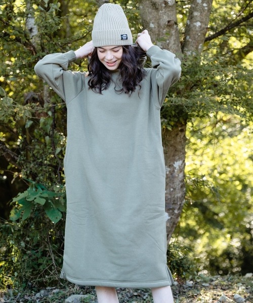 OUTDOOR PRODUCTS APPAREL(アウトドアプロダクツアパレル)の「身頃ボア ワンピース(ワンピース・レディース・スミクロ/ライトグリーン/ネイビー/ベージュ・MEDIUM/LARGE)」の17枚目の写真