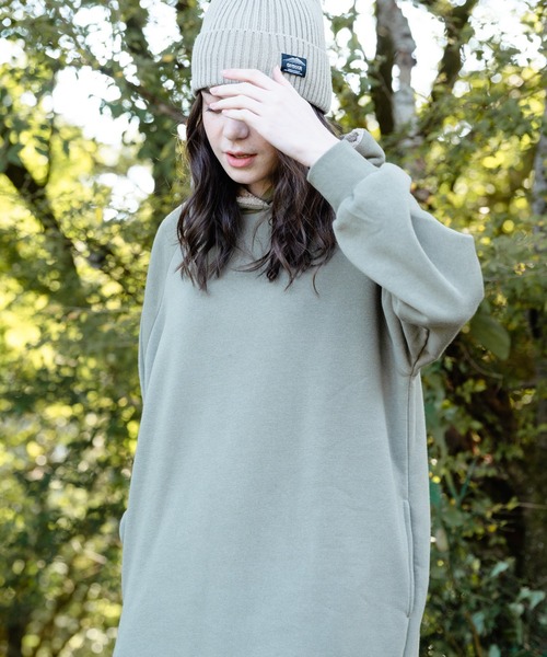 OUTDOOR PRODUCTS APPAREL(アウトドアプロダクツアパレル)の「身頃ボア ワンピース(ワンピース・レディース・スミクロ/ライトグリーン/ネイビー/ベージュ・MEDIUM/LARGE)」の22枚目の写真