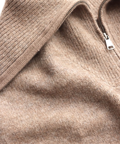 andme（アンドミー）の「セーラーカラー長袖ハーフジップニットワンピース（ワンピース・レディース・チャコールグレー/オフホワイト/イエロー/ライトピンク/グレイッシュベージュ/ライトグレー/ライム/ブラック/ブルー・M）」の21枚目の写真