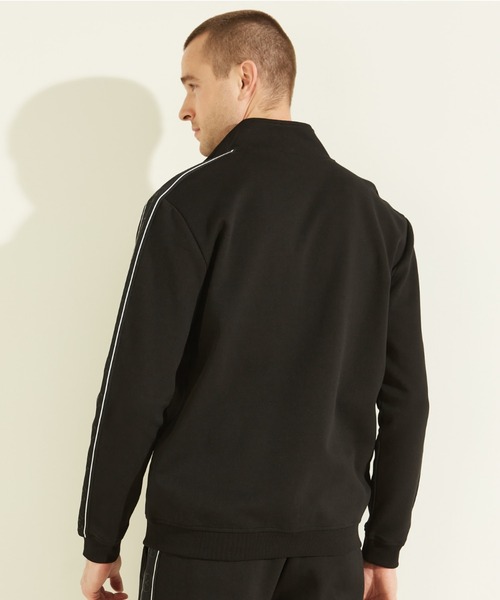 Guess（ゲス）の「Eco Mickey Zip-Up Jacket（ジャージ・メンズ・ブラック/ブラウン・SMALL/MEDIUM/LARGE/X-LARGE）」の4枚目の写真