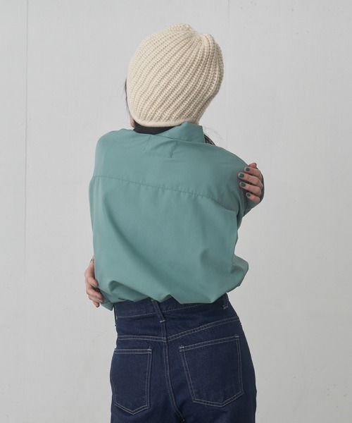 FEKETE（フェケテ）の「OVERSIZED SNAPS SHIRT / オーバーフィットスナップシャツ（シャツ/ブラウス・メンズ・ミント/ピンク/ブラック・MEDIUM/LARGE）」の12枚目の写真