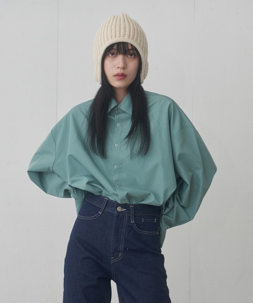 FEKETE（フェケテ）の「OVERSIZED SNAPS SHIRT / オーバーフィットスナップシャツ（シャツ/ブラウス・メンズ・ミント/ピンク/ブラック・MEDIUM/LARGE）」の13枚目の写真