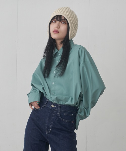 FEKETE（フェケテ）の「OVERSIZED SNAPS SHIRT / オーバーフィットスナップシャツ（シャツ/ブラウス・メンズ・ミント/ピンク/ブラック・MEDIUM/LARGE）」の14枚目の写真