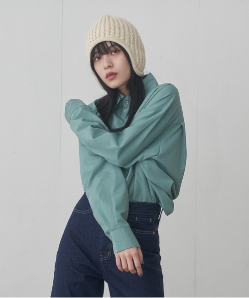 FEKETE（フェケテ）の「OVERSIZED SNAPS SHIRT / オーバーフィットスナップシャツ（シャツ/ブラウス・メンズ・ミント/ピンク/ブラック・MEDIUM/LARGE）」の16枚目の写真