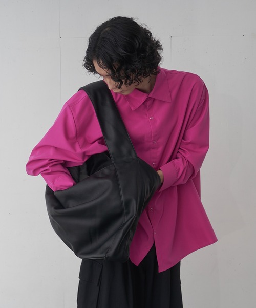 FEKETE（フェケテ）の「OVERSIZED SNAPS SHIRT / オーバーフィットスナップシャツ（シャツ/ブラウス・メンズ・ミント/ピンク/ブラック・MEDIUM/LARGE）」の22枚目の写真