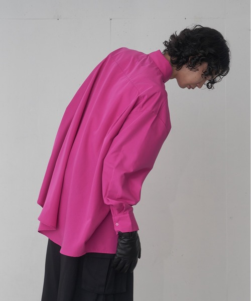 FEKETE（フェケテ）の「OVERSIZED SNAPS SHIRT / オーバーフィットスナップシャツ（シャツ/ブラウス・メンズ・ミント/ピンク/ブラック・MEDIUM/LARGE）」の20枚目の写真