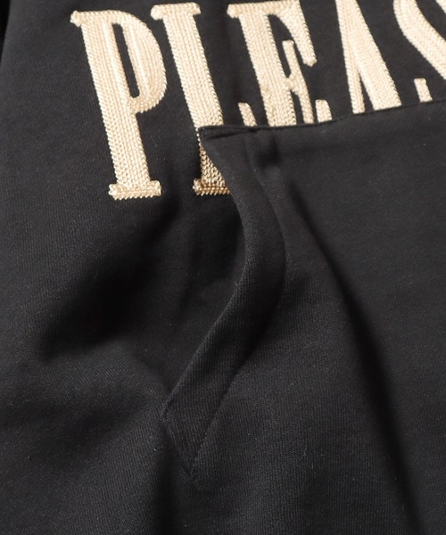 PLEASURES（プレジャー）の「PLEASURES/プレジャーズ LATEX HOODIE フーディー ブランドロゴ（パーカー・メンズ・ブラック/マスタード/グリーン・M/XL/L）」の10枚目の写真