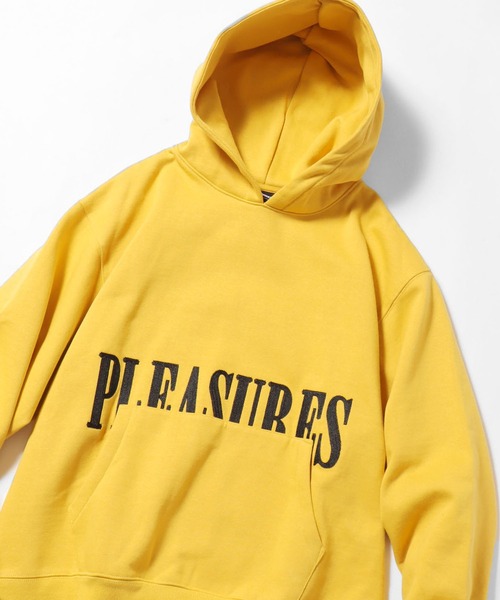 PLEASURES（プレジャー）の「PLEASURES/プレジャーズ LATEX HOODIE フーディー ブランドロゴ（パーカー・メンズ・ブラック/マスタード/グリーン・M/XL/L）」の15枚目の写真