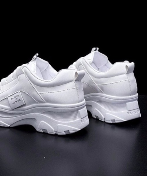 Auntie Rosa（アンティローザ）の「韓国風厚底スニーカー（スニーカー・レディース・アイボリー/ホワイト・35inch/36inch/38inch/37inch/39inch）」の17枚目の写真