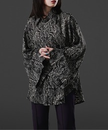 Ellno Loset | フレアスリーブスリットシャツ(シャツ/ブラウス)