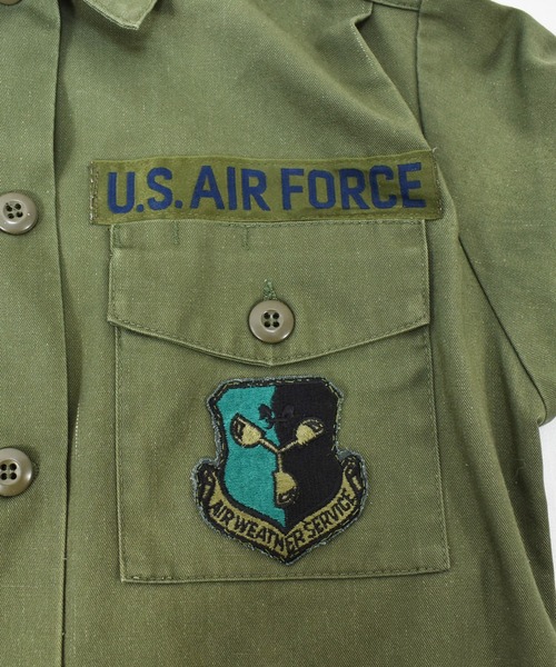 VINTAGE（ヴィンテージ）の「【ヴィンテージ古着】80's ミリタリー U.S.ARMY ユーティリティーシャツ（ミリタリージャケット・メンズ・カーキ・SMALL）」の5枚目の写真