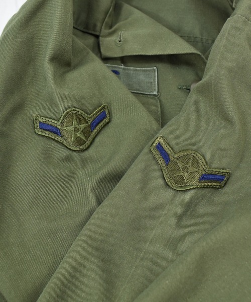VINTAGE（ヴィンテージ）の「【ヴィンテージ古着】80's ミリタリー U.S.ARMY ユーティリティーシャツ（ミリタリージャケット・メンズ・カーキ・SMALL）」の6枚目の写真