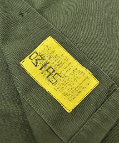 VINTAGE(ヴィンテージ)の「【ヴィンテージ古着】80's ミリタリー U.S.ARMY ユーティリティーシャツ(ミリタリージャケット・メンズ・カーキ・SMALL)」の9枚目の写真