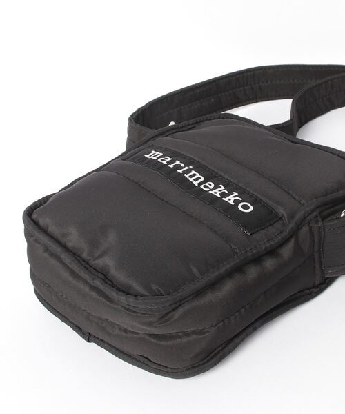 ECHELLE Liberte（エシェルリベルテ）の「Marimekko LOGO SHOULDER BAG マリメッコ ロゴ ショルダーバッグ（ショルダーバッグ・レディース・ブラック・FREE）」の3枚目の写真